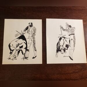 Vintage Matador Bull Fighter Prints